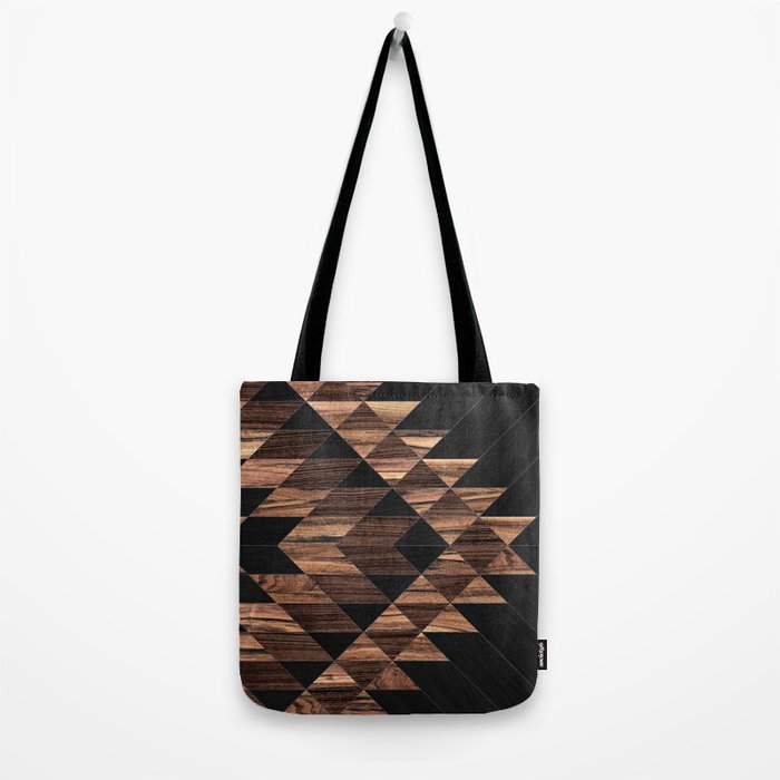 Urban Tribal Pattern No.11 - Aztec - Wood Tote Bag Gallery Image 2