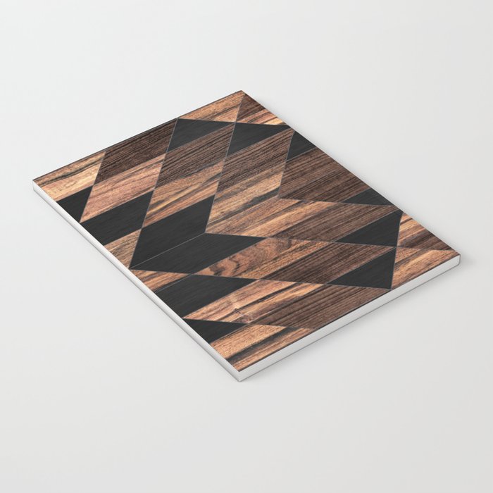 Urban Tribal Pattern No.11 - Aztec - Wood Notebook Gallery Image 3