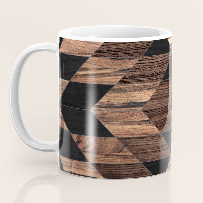 Urban Tribal Pattern No.11 - Aztec - Wood Coffee Mug Gallery Image 3