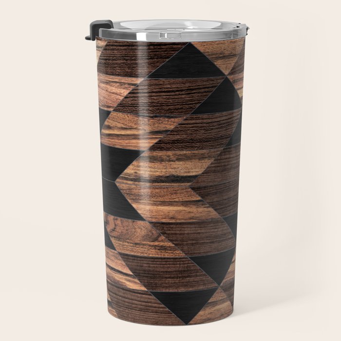 Urban Tribal Pattern No.11 - Aztec - Wood Travel Mug Gallery Image 3