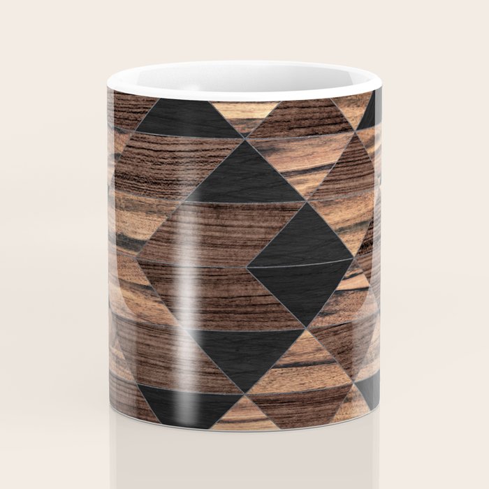 Urban Tribal Pattern No.11 - Aztec - Wood Coffee Mug Gallery Image 4