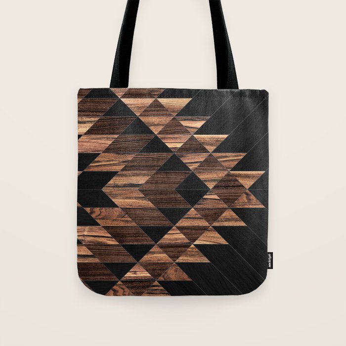 Urban Tribal Pattern No.11 - Aztec - Wood Tote Bag Gallery Image 1