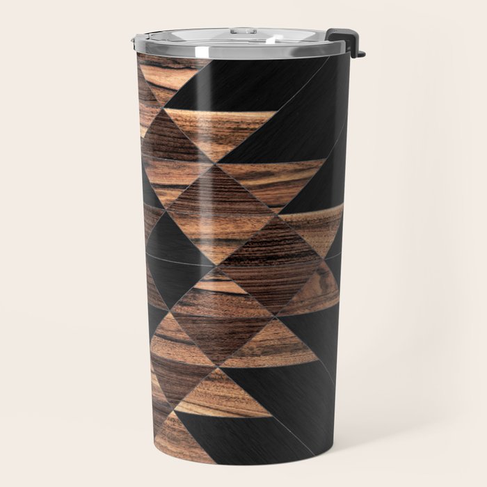 Urban Tribal Pattern No.11 - Aztec - Wood Travel Mug Gallery Image 2