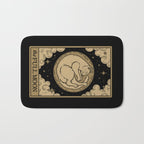 The Full Moon - Dark Background Bath Mat Gallery Image 1