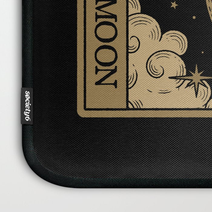 The Full Moon - Dark Background Laptop Sleeve Gallery Image 3
