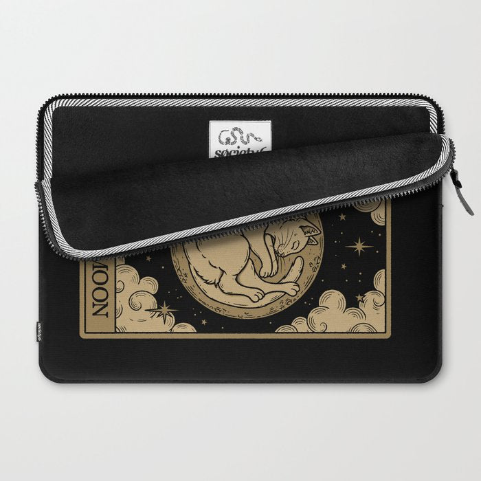 The Full Moon - Dark Background Laptop Sleeve Gallery Image 2