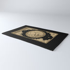 The Full Moon - Dark Background Rug Gallery Image 3