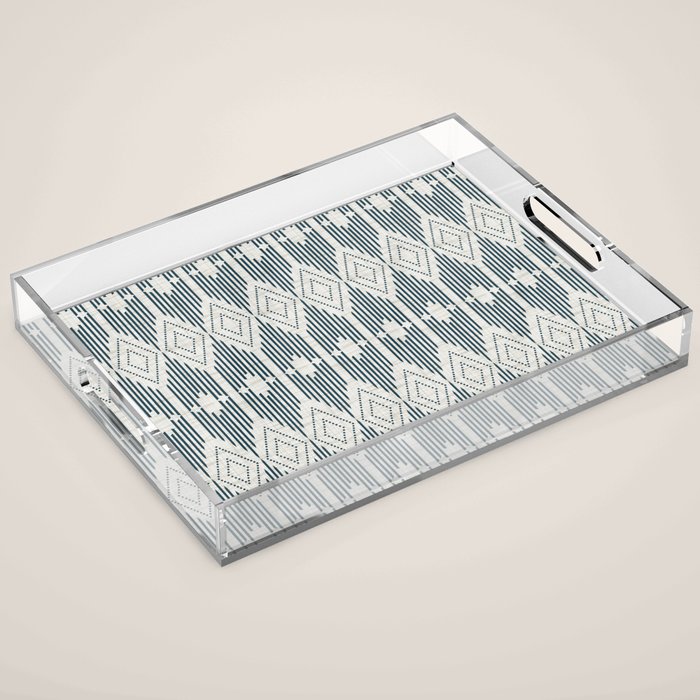 West End - Linen Acrylic Tray Gallery Image 1