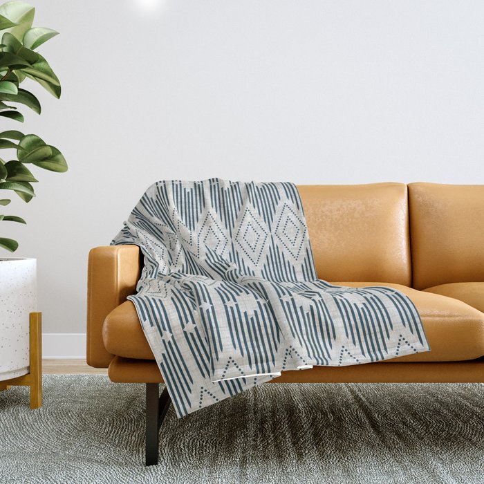 West End - Linen Throw Blanket Gallery Image 1