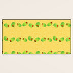 Olive Snack in Green & Yellow Desk Mat Gallery Image 3