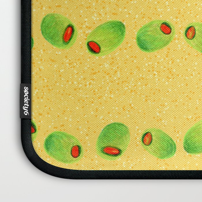 Olive Snack in Green & Yellow Laptop Sleeve Gallery Image 3