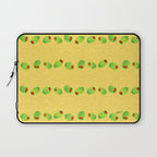 Olive Snack in Green & Yellow Laptop Sleeve Gallery Image 1