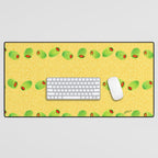 Olive Snack in Green & Yellow Desk Mat Gallery Image 1