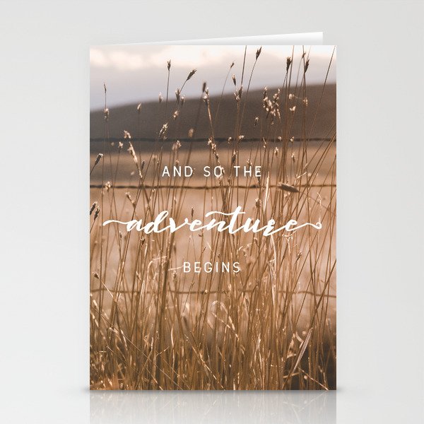 And So The Adventure Begins - Rustic Western Stationery Card Gallery Image 1