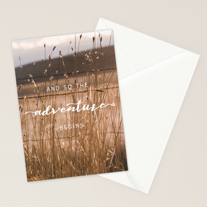And So The Adventure Begins - Rustic Western Stationery Card Gallery Image 2