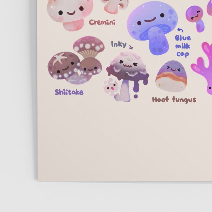 mushroom - light Poster Gallery Image 3