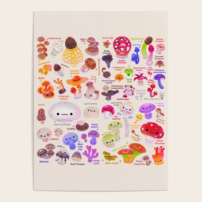mushroom - light Poster Gallery Image 4