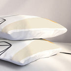 Abstract Face Line Design 03 Pillow Sham Gallery Image 3