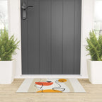 Abstract Face Line Design 03 Welcome Mat Gallery Image 3