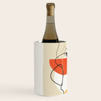 Abstract Face Line Design 03 Wine Chiller Gallery Image 2