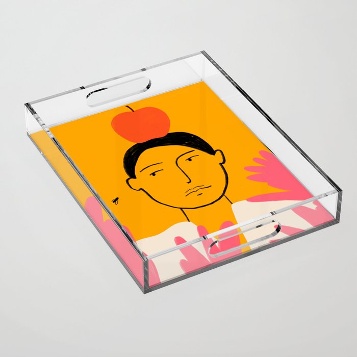 APPLE AND FLY Acrylic Tray Gallery Image 1
