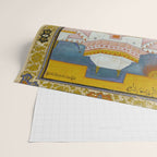 The Vilaval Ragini Antique Indian Miniature Painted Illustration Wrapping Paper Gallery Image 2