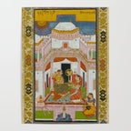 The Vilaval Ragini Antique Indian Miniature Painted Illustration Poster Gallery Image 4