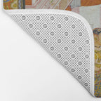 The Vilaval Ragini Antique Indian Miniature Painted Illustration Bath Mat Gallery Image 2