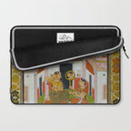 The Vilaval Ragini Antique Indian Miniature Painted Illustration Laptop Sleeve Gallery Image 2