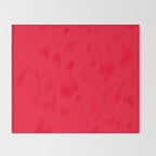 Bright Red Solid Color Throw Blanket Gallery Image 2