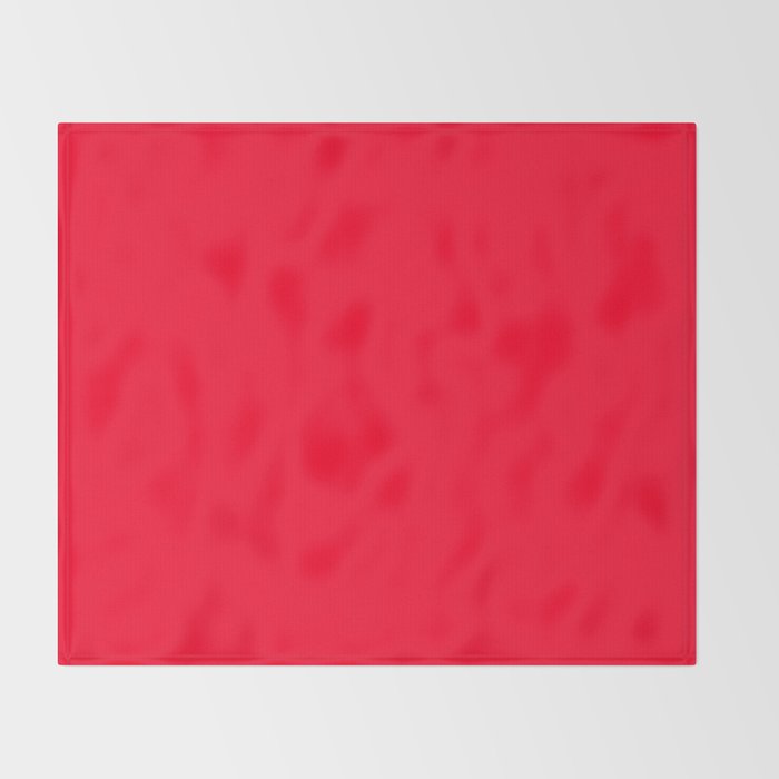 Bright Red Solid Color Throw Blanket Gallery Image 2