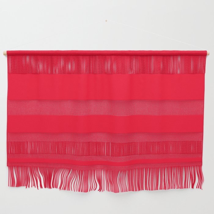 Bright Red Solid Color Wall Hanging Gallery Image 1