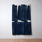 Minimalist Painting Blue I, Navy Decor Window Curtain Gallery Image 3