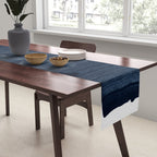 Minimalist Painting Blue I, Navy Decor Table Runner Gallery Image 2