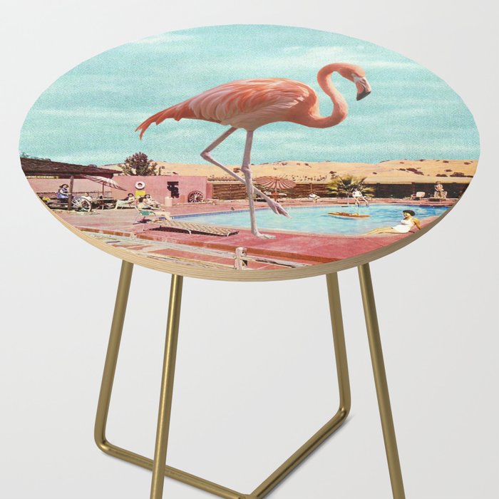 Flamingo on Holiday Side Table Gallery Image 2