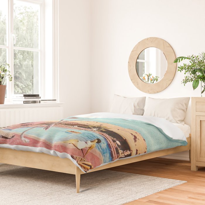 Flamingo on Holiday Duvet Cover Gallery Image 2