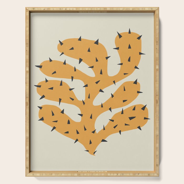 Matisse Inspired Orange Shape Serving Tray Gallery Image 1