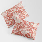 Neptune's joy warm red damask reworked Pillow Sham Gallery Image 3
