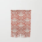 Neptune's joy warm red damask reworked Wall Hanging Gallery Image 1