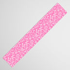 Colorful abstract fun line doodle art pattern Table Runner Gallery Image 3