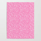 Colorful abstract fun line doodle art pattern Poster Gallery Image 4