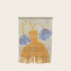 Still Life with a Vase and Two Flowers Wall Hanging Gallery Image 1