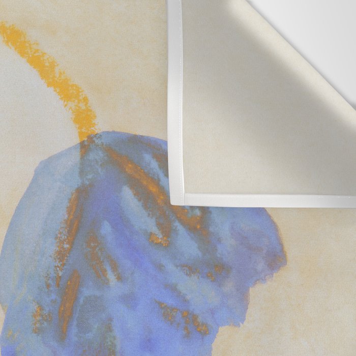 Still Life with a Vase and Two Flowers Wall Tapestry Gallery Image 3