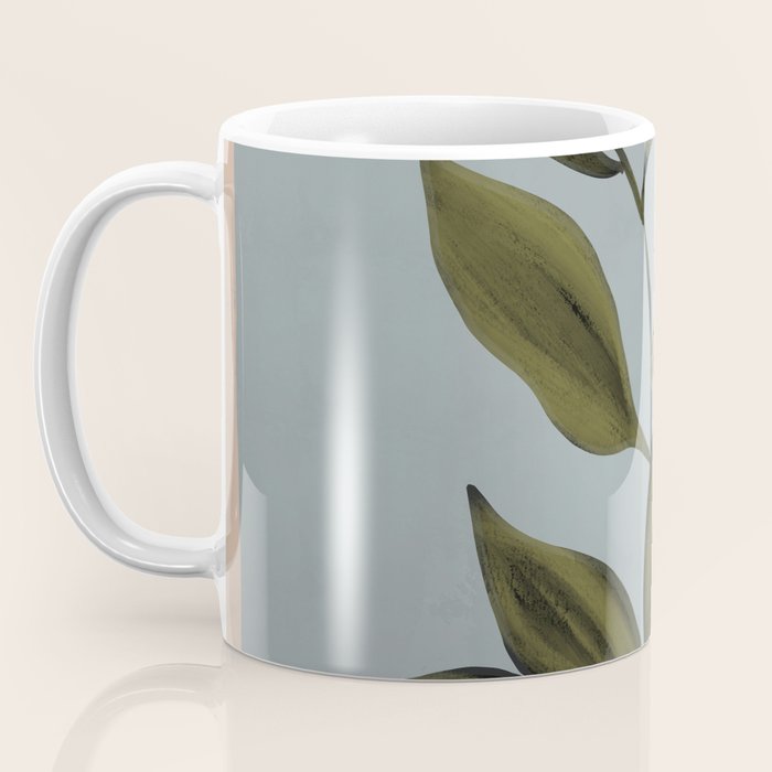 Abstract Art /Minimal Plant 77 Coffee Mug Gallery Image 3
