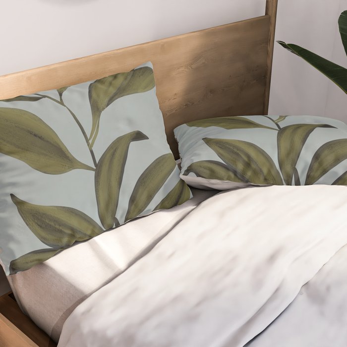 Abstract Art /Minimal Plant 77 Pillow Sham Gallery Image 2