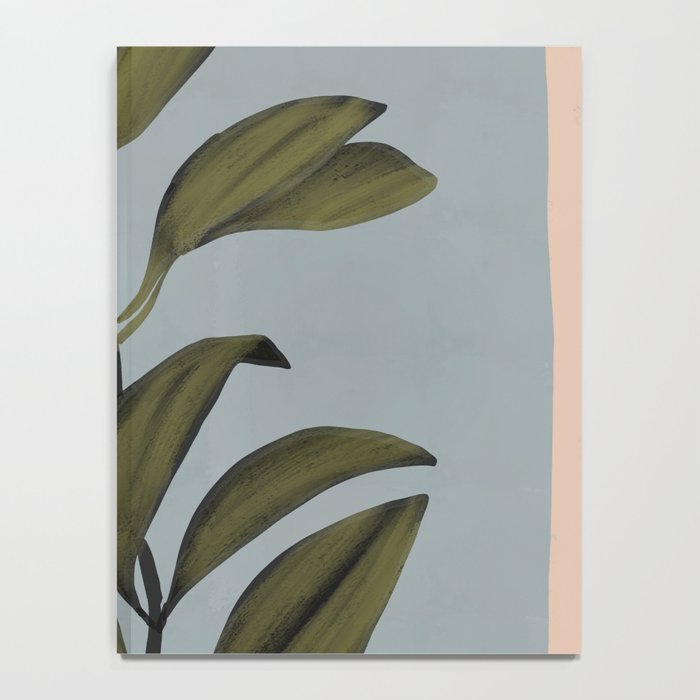 Abstract Art /Minimal Plant 77 Notebook Gallery Image 4