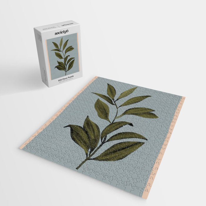 Abstract Art /Minimal Plant 77 Jigsaw Puzzle Gallery Image 2