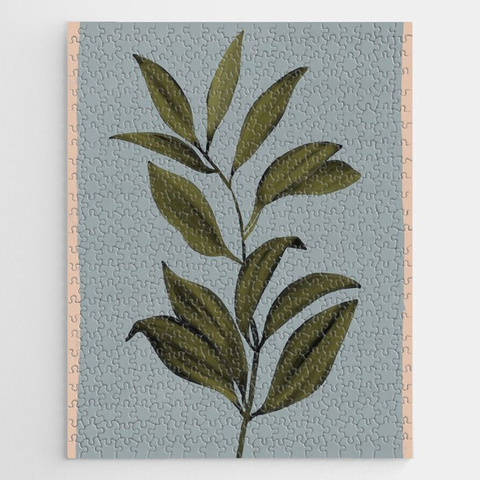 Abstract Art /Minimal Plant 77 Jigsaw Puzzle Gallery Image 1