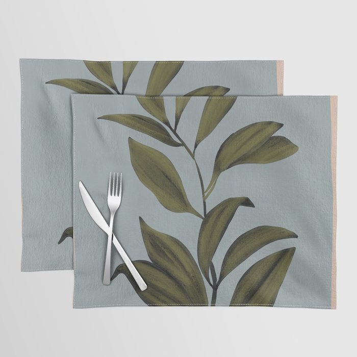 Abstract Art /Minimal Plant 77 Placemat Gallery Image 1