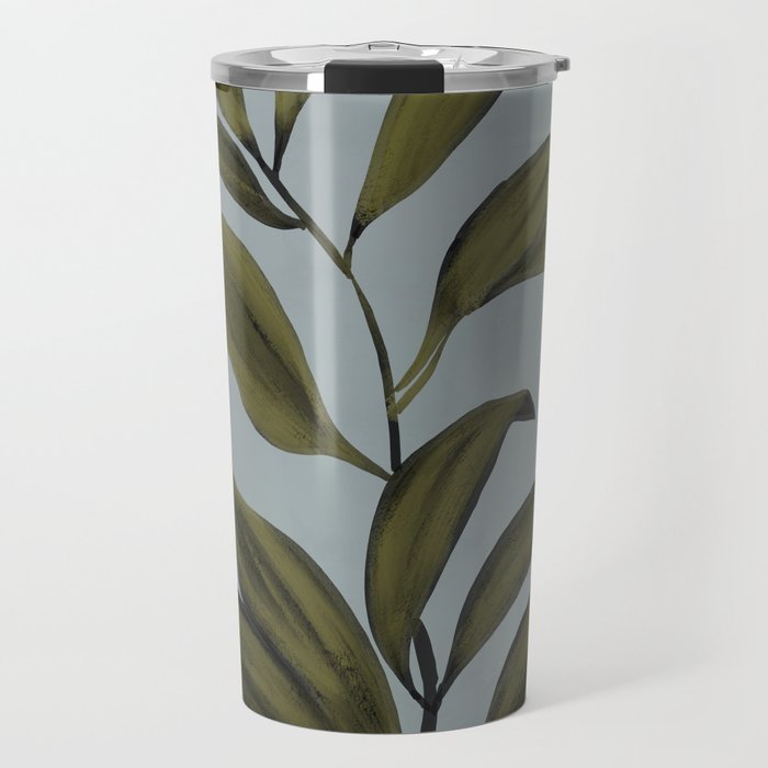 Abstract Art /Minimal Plant 77 Travel Mug Gallery Image 1